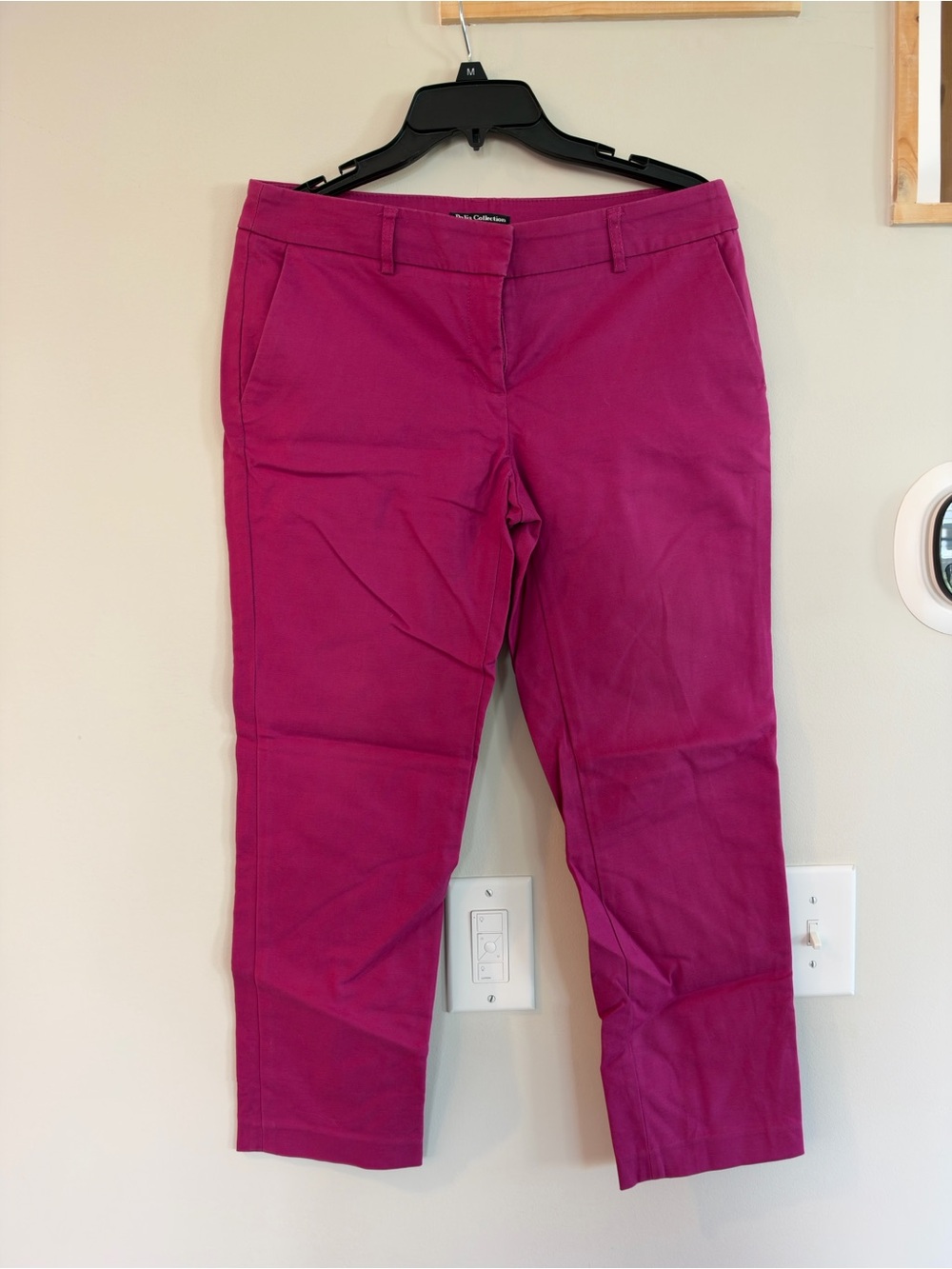 Dalia Collection Fuchsia Ankle Pants